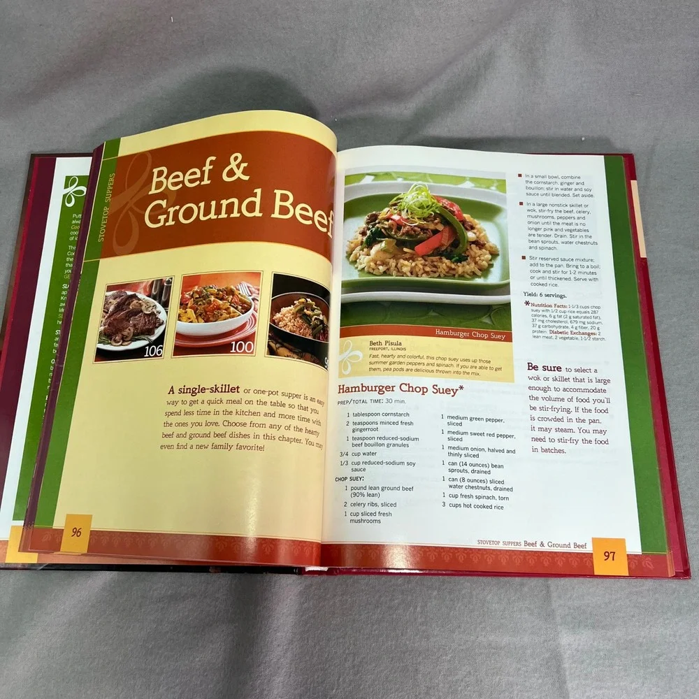 Taste of Home Everyday Slow Cooker & One Dish Recipes 2011 Red Hardcover